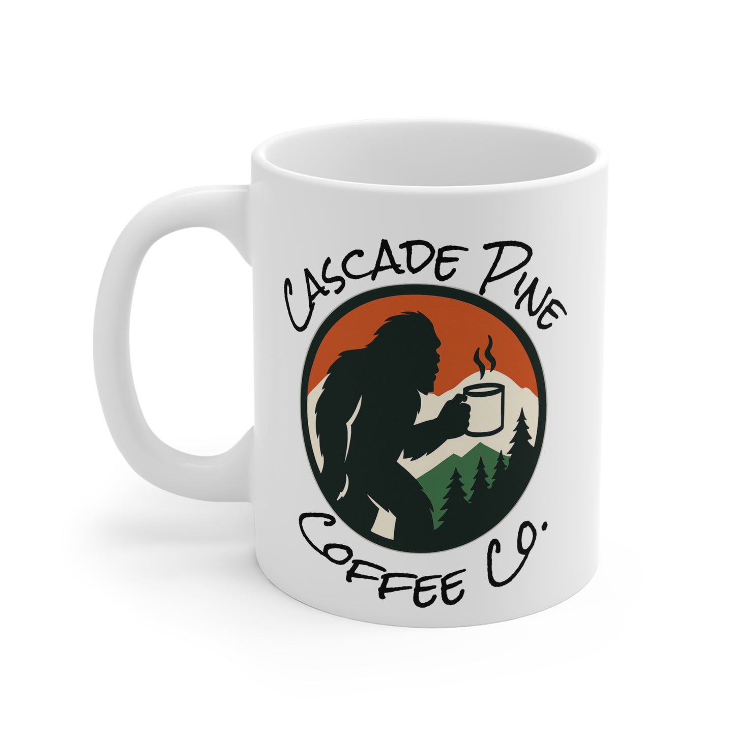 Cascade Pine Coffee Co. Mug – Bigfoot Edition (11oz)