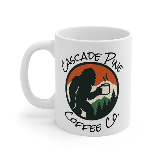 Cascade Pine Coffee Co. Mug – Bigfoot Edition (11oz)