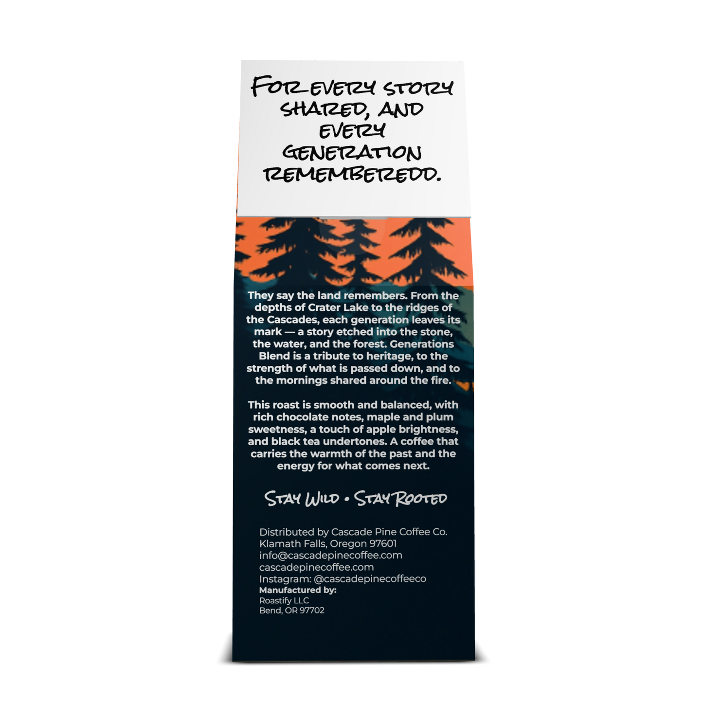 Generations Roast- Stay Wild Stay Rooted