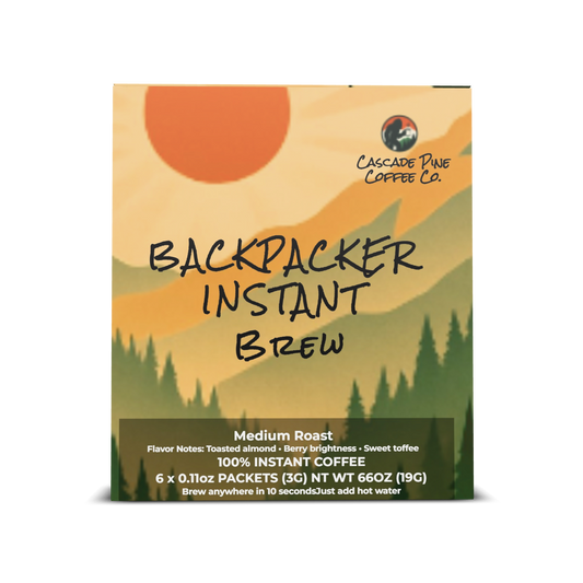 Backpacker Instant Brew – Medium Roast (6-Pack) Stay Wild Stay On The Go
