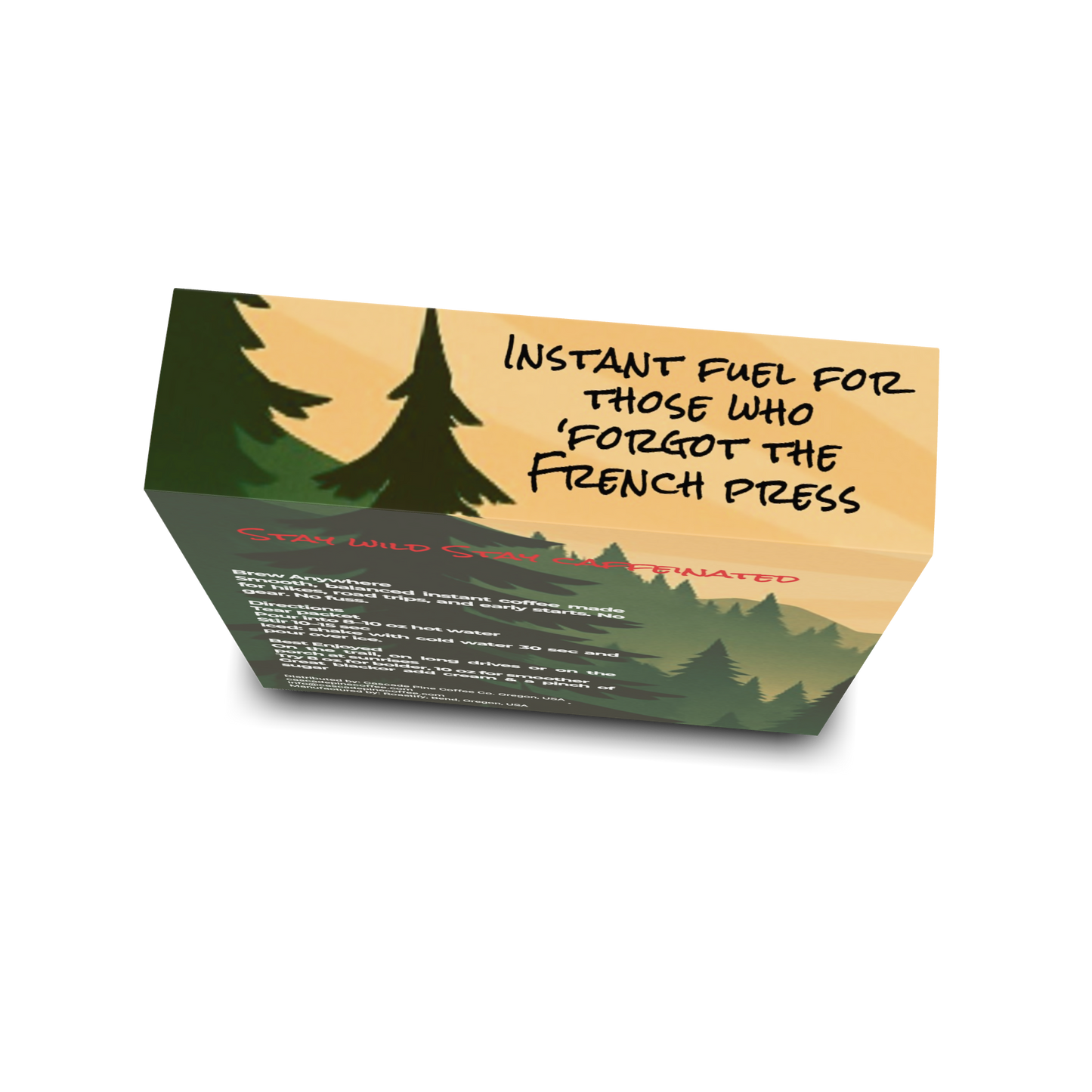 Backpacker Instant Brew – Medium Roast (6-Pack) Stay Wild Stay On The Go