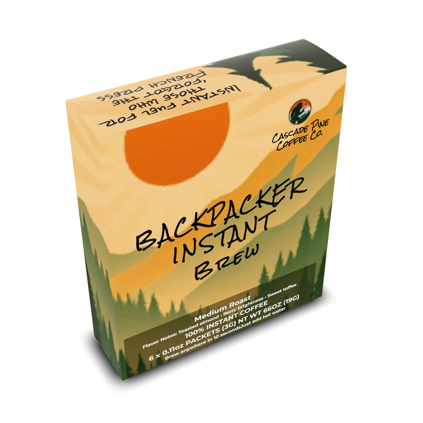 Backpacker Instant Brew – Medium Roast (6-Pack) Stay Wild Stay On The Go