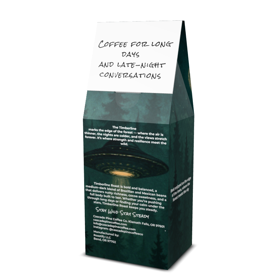 Timberline Roast – Dark Roast Stay Wild Stay Steady